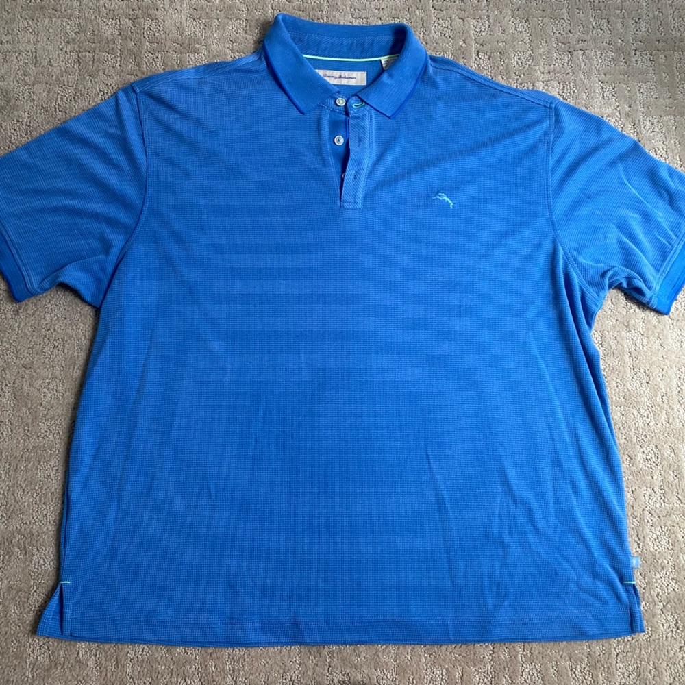 Tommy Bahama Blue Polo Shirt Classic Style